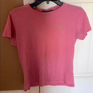 Pink polo shirt